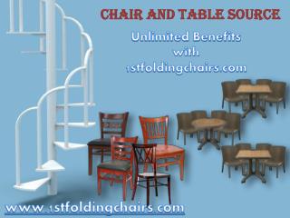 Unlimited Benefits with 1stfoldingchairs.com