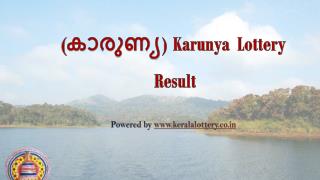 Karunya Lottery