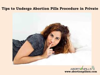 Tips To Undergo Abortion Pill Procedure in Private