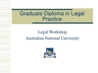 Graduate Diploma in Legal Practice