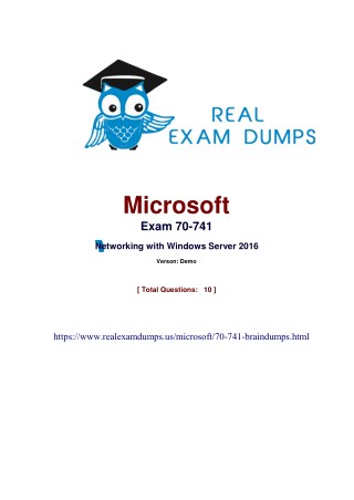 How To Pass Microsoft 70-741 Exam In Easy Way