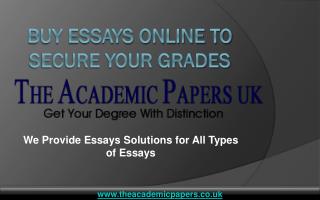 Buy Essays Online UK to Secure Your Grades