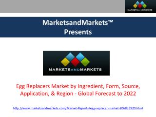 Egg Replacers Market - Global Forecast to 2022