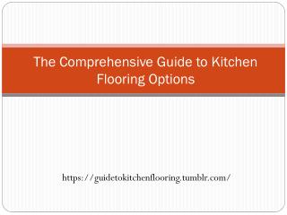 Guide to Kitchen Flooring