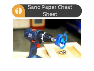 Sand Paper Cheat Sheet for Furniture Painting