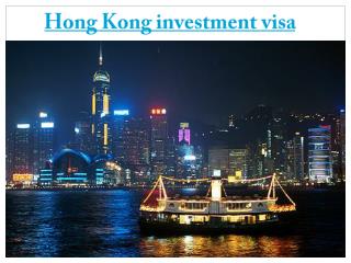 Hong Kong investment visa