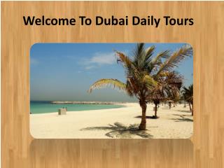 Dubai shore excursions
