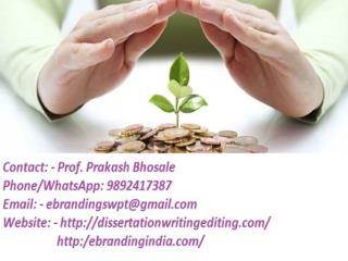Top Class Project Finance Funding Consultation Services at Pune from eBranding India