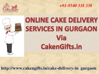 Online cake delivery services in gurgaon
