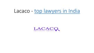 Best Lawyers in India, High Court Lawyers in India | LACACO.com