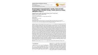 Morphological Characterization, Quality, Yield and DNA Fingerprinting of Biofield Energy Treated Alphonso Mango (Mangife