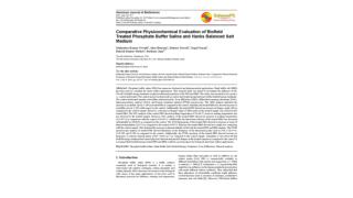 Comparative Physicochemical Evaluation of Biofield Treated Phosphate Buffer Saline and Hanks Balanced Salt Medium