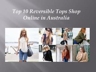 Top 10 reversible tops shop online in australia