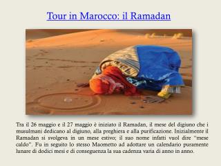 Tour in Marocco il Ramadan