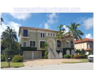 Commercial & Residential, Interior & Exterior Painting Contractor and Painter Sanibel Island & Fort Meyers FL