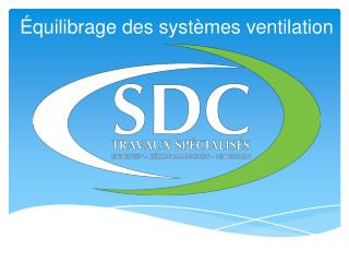 Équilibrage des systèmes ventilation