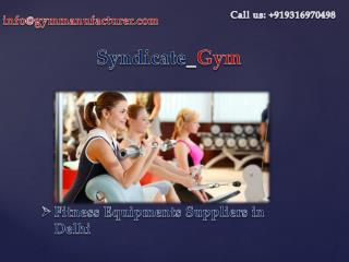 Get the equipments which brings challenge to your fitness regime