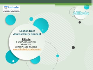 Journal Entry Concept in Tally ERP9