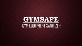 Gymsafe Gym Equipment Sanitizer