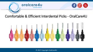 Comfortable & Efficient Interdental Picks - OralCare4U