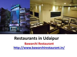 Restaurants in Udaipur