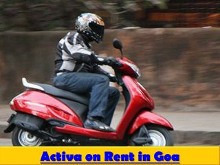 Activa on Rent in Mapusa, Goa