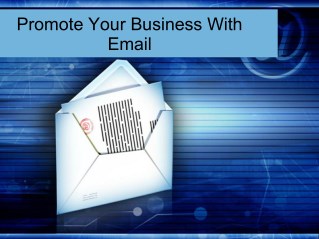 Promote Your Business With Email