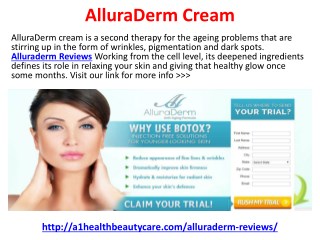 AlluraDerm Reviews, Price, Buy and Free Trial