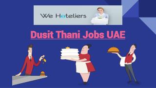 Search Online For Dusit Thani Jobs UAE