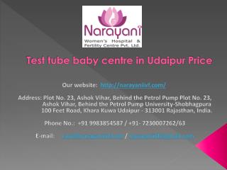 Test tube baby centre in Udaipur Price