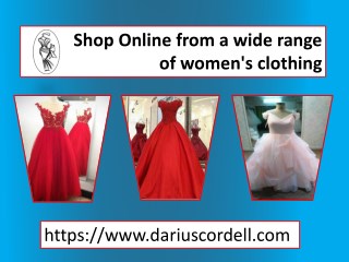 Buy wedding gown online in your budget from Darius Cordell