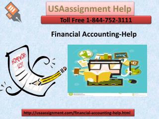 Financial Accounting-Help Toll Free: 1-844-752-3111