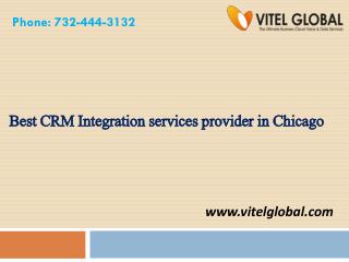 Best CRM Integration services provider in Chicago