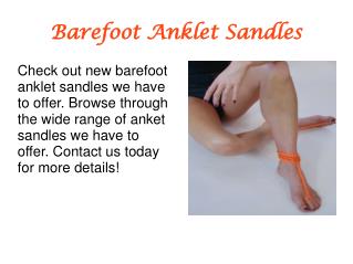 Barefoot Anklet Sandles