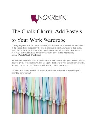 the chalk charm