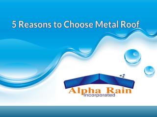 Aesthetic Metal Roof | Metal Roof Company