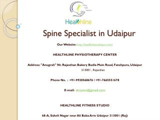 Spine Specialist in Udaipur