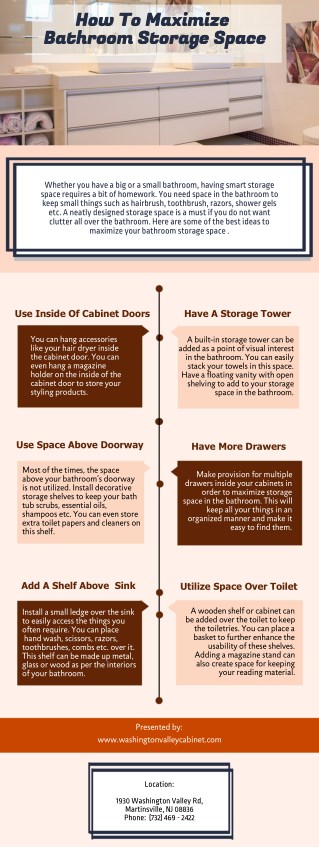 How To Maximize Bathroom Storage Space
