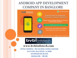Android App Development Company In Bangalore