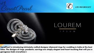 Diamond Rings For Wedding In India - CaratPearl