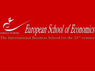 The European School of Economics (ESE) is a Private Business School offering Bachelor's Degree, Masters MSc or MBA, shor