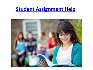 Online Student Assignment Help In Canada