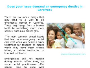 emergency dentist in Carefree