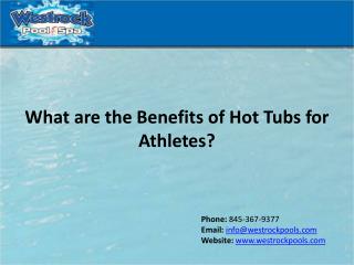 What are the benefits of hot tubs for athletes?