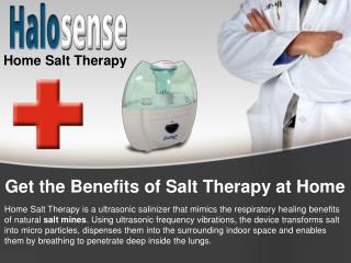 Get the Benefits of Salt Therapy at Home