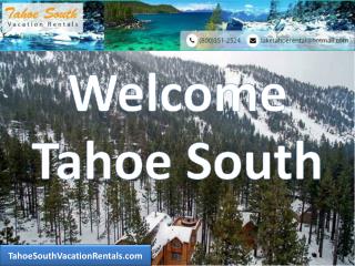 South Lake Tahoe vacation rentals