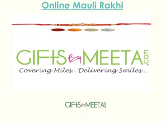 Buy Mauli Rakhi Online