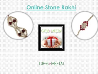 Online Stone Rakhi