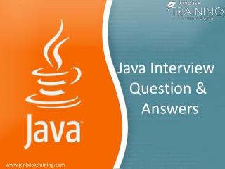 Top 10 Java Interview Question and Answers for Fresher