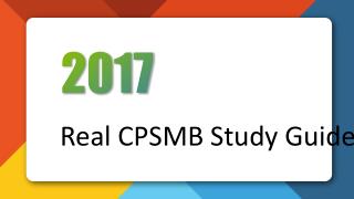 CPSMB CPSM Bridge Exam Killtest Practice Exam